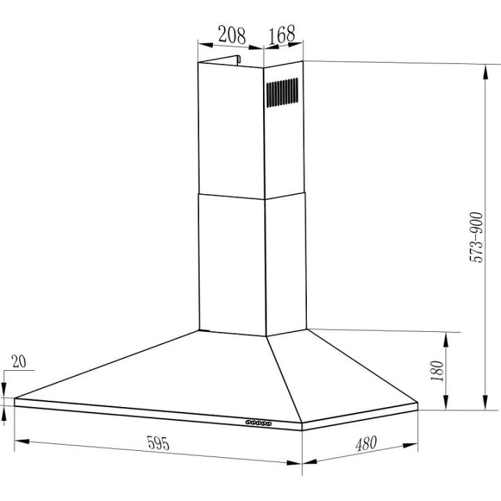 Фото Вытяжка Grunhelm GVK 214 W  - Магазин MASMART