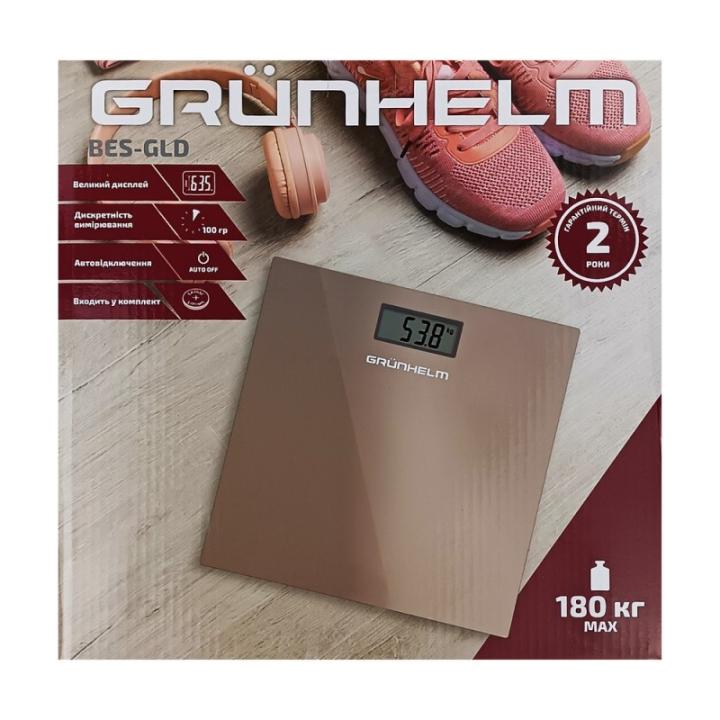 Фото Ваги електронні Grunhelm BES-GLD  - Магазин MASMART