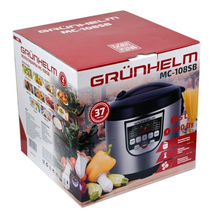 Фото Мультиварка Grunhelm MC-108SB 5л 900Вт  - Магазин MASMART