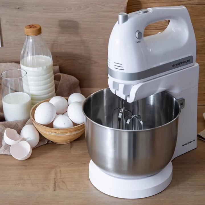 Фото Міксер ручний Grunhelm GRM662W  - Магазин MASMART