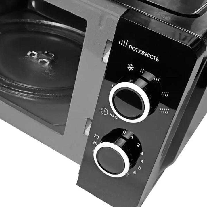 Фото Мікрохвильова піч Grunhelm 20MX711-B 20л 700Вт  - Магазин MASMART
