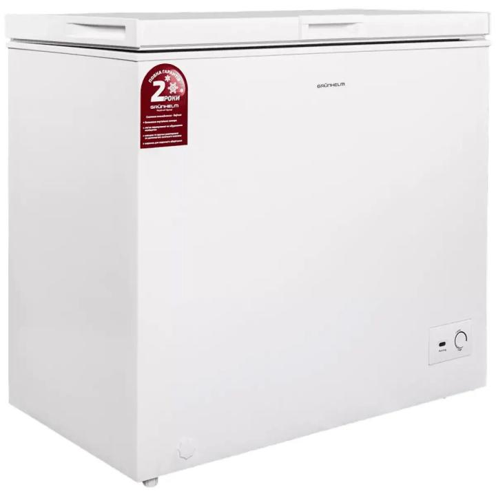 Фото Морозильна скриня Grunhelm GCFW-200  - Магазин MASMART
