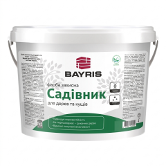 Фото Фарба захисна для дерев та кущів Bayris Садівник 14 кг  - Магазин MASMART