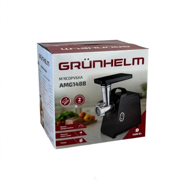 Фото Мясорубка Grunhelm AMG148B 1400Вт  - Магазин MASMART