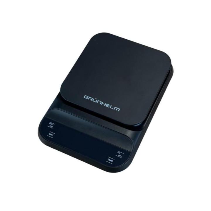 Фото Ваги кухонні Grunhelm KES-030B з таймером,  дисплей LED, до 3 кг  - Магазин MASMART