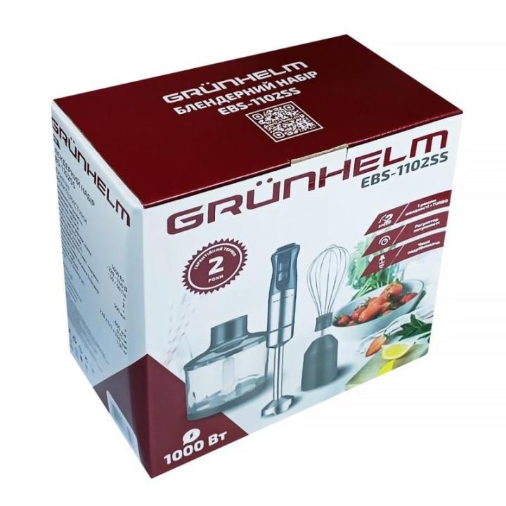 Фото Блендер Grunhelm EBS-1102SS 1000Вт  - Магазин MASMART