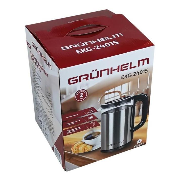 Фото Электрочайник Grunhelm EKG-2401S 1,8л  - Магазин MASMART