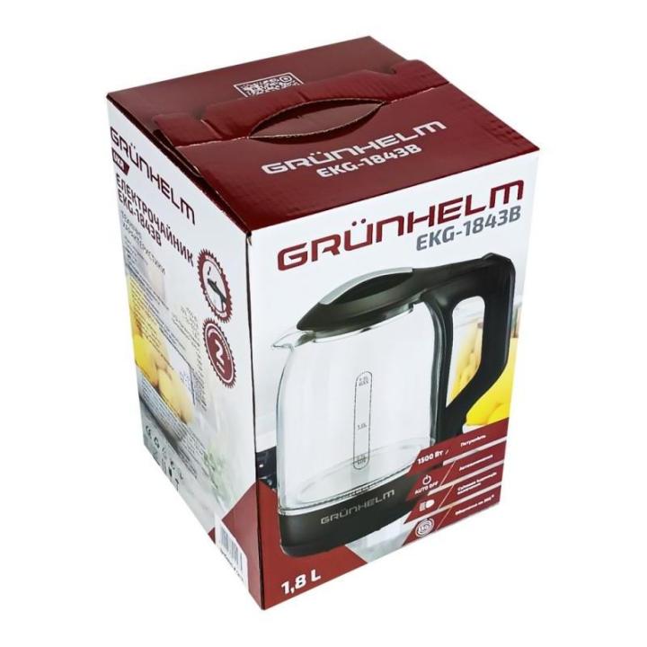 Фото Електрочайник Grunhelm EKG-1843B 1,8 л  - Магазин MASMART
