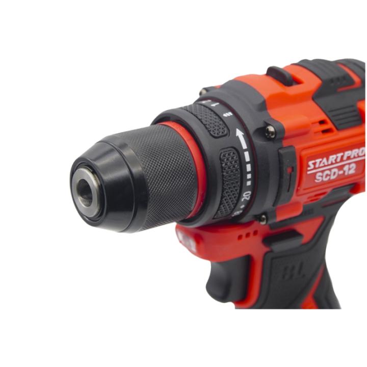 Фото Шуруповерт акумуляторний Start Pro SCD-12 BRUSHLESS  - Магазин MASMART