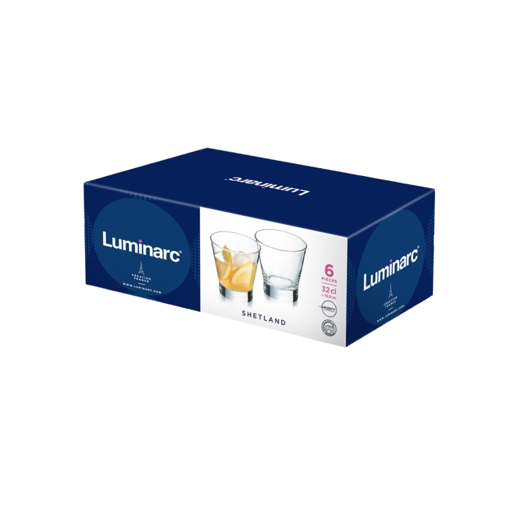 Фото Набор низких стаканов Luminarc Shetland 320 мл 6 шт (N8005)  - Магазин MASMART
