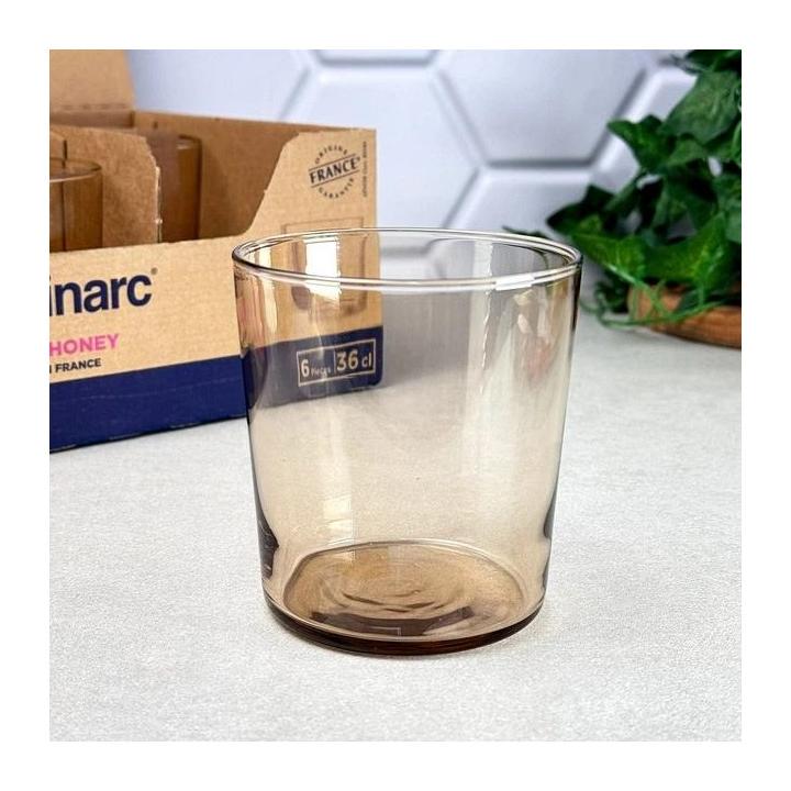 Фото Набор низких стаканов Luminarc Pinta Honey 360 мл 6 шт (X0860/1)  - Магазин MASMART