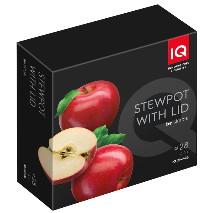 Фото Сотейник IQ Be Simple 28 см 4,0л (IQ-2149-28)  - Магазин MASMART