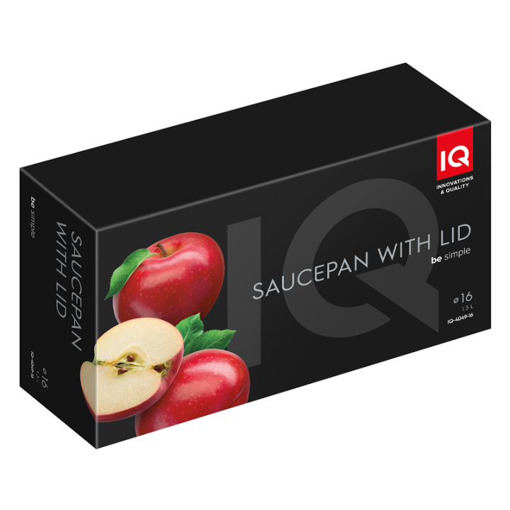 Фото Ковш IQ Be Simple 16 см 1,3 л (IQ-4049-16)  - Магазин MASMART