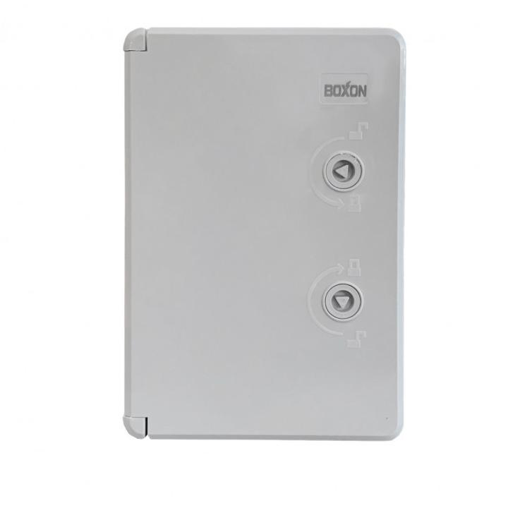 Фото Бокс наружный Boxon пластиковый с монтажной платой 40х50х24 см IP65 (60-41-25) - Магазин MASMART