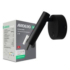 Фото Світильник бра LED Ardero AL8160ARD 3W 4000К чорний  - Магазин MASMART