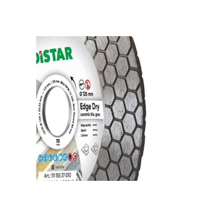 Фото Диск алмазный 125х1,6/1,2х25х22,23 Distar Edge Dry плитка (11115537010)  - Магазин MASMART
