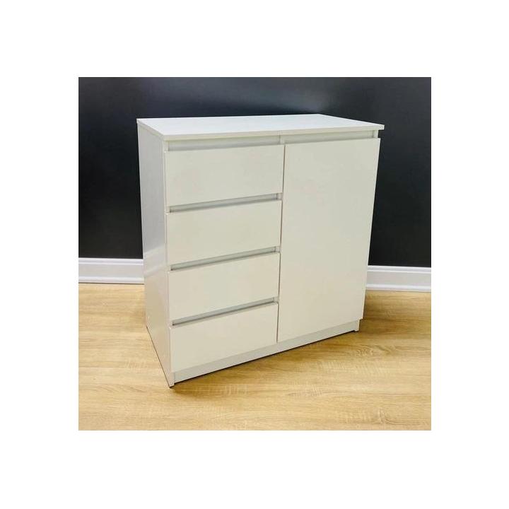 Фото Комод Мириам М2 Аляска белая 1000/1000/450  - Магазин MASMART