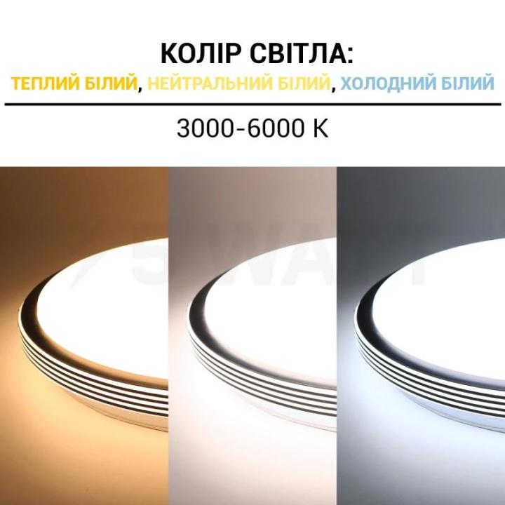 Фото Светильник LED Biom SMART SML-R40-80/2 3000-6000K 80W с пультом  - Магазин MASMART