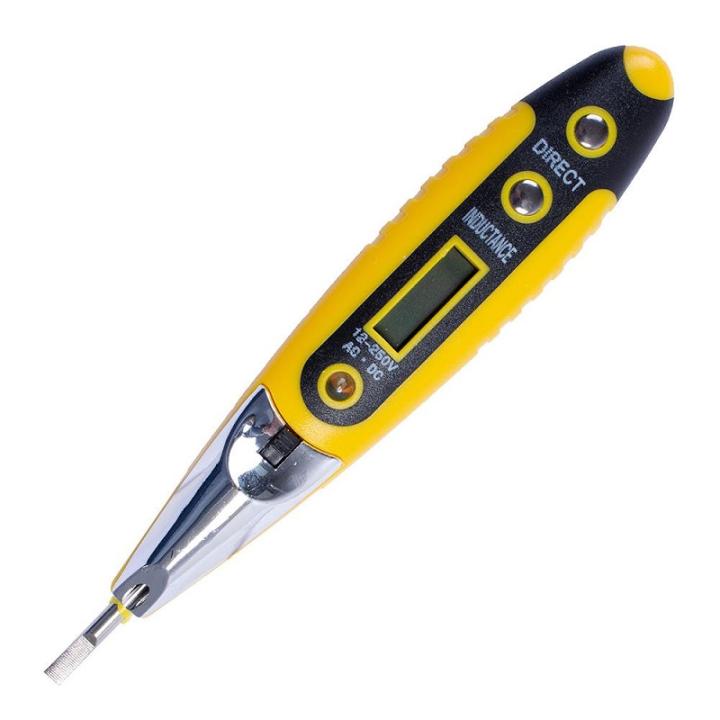 Фото Индикатор-тестер e.tool.test10 130х3 прямой шлиц АС/DC12-250В t001110 - Магазин MASMART