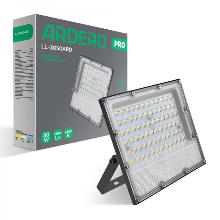 Фото Прожектор LED Ardero LL-3050ARD PRO 50W 6500K - Магазин MASMART
