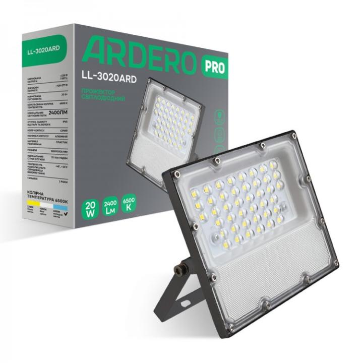 Фото Прожектор LED Ardero LL-3020ARD PRO 20W 6500K - Магазин MASMART
