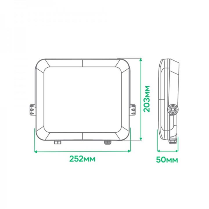 Фото Прожектор LED Ardero LL-4100ARD PRO 100W 6500K  - Магазин MASMART