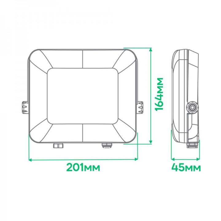 Фото Прожектор LED Ardero LL-4050ARD PRO 50W 6500K  - Магазин MASMART