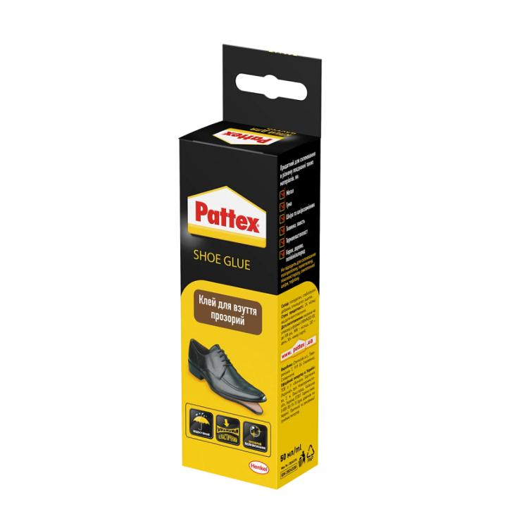 Фото Суперклей для обуви Pattex Shoe Glue 50 мл - Магазин MASMART