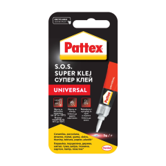 Фото Суперклей Pattex Super Universal 3г  - Магазин MASMART