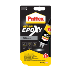 Фото Клей эпоксидный двухкомпонентный Pattex Universal Epoxy 6мл  - Магазин MASMART
