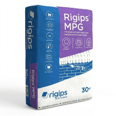Фото Штукатурка гипсовая машинного нанесения RIgips 30 кг  - Магазин MASMART