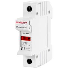 Фото Держатель предохранителя E.Next 32А 1P e.fuse.1038.h1 10х38  - Магазин MASMART
