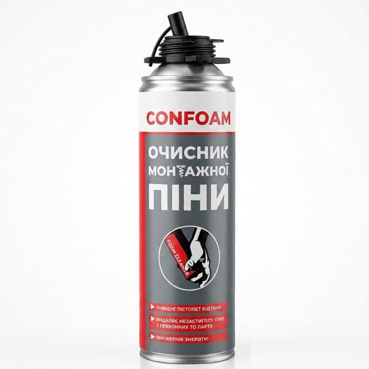 Фото Очиститель монтажной пены Confoam 500 мл - Магазин MASMART