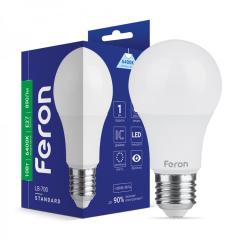 Фото Лампа LED Feron LB-700 А60 10W E27 6400K 850Lm  - Магазин MASMART
