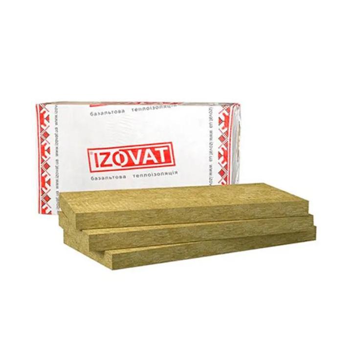 Фото Базальтовая вата Izovat 80 (1000х600х100) 2,4 кв.м - Магазин MASMART