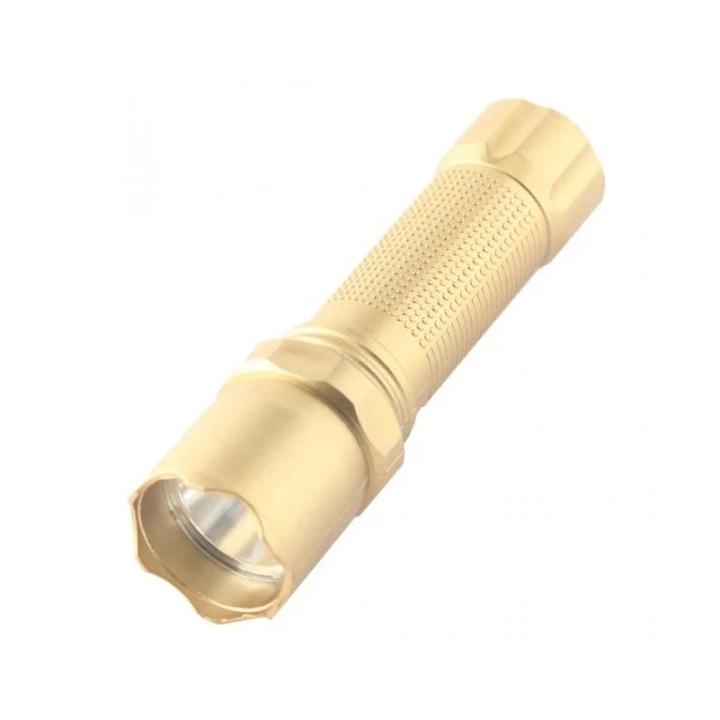 Фото Ліхтар ручний LED Quantum QM-FL1044 Minik gold 3W LED з USB - Магазин MASMART
