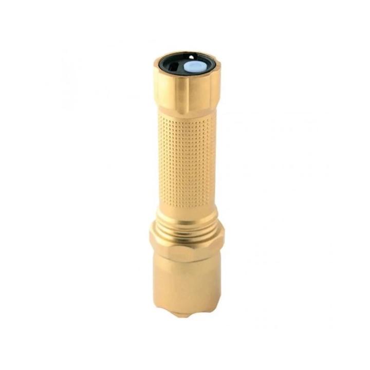 Фото Ліхтар ручний LED Quantum QM-FL1044 Minik gold 3W LED з USB  - Магазин MASMART