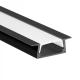 Фото Профіль для LED-стрічки Ardero CAB251 (без кріплення) 2 м чорний  - Магазин MASMART