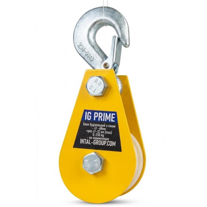 Фото Блок будівельний з гаком 68 мм Інструментал - Магазин MASMART