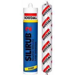 Фото Герметик силіконовий Soudal Silirub 2 нейтральний 300 мл...  - Магазин MASMART