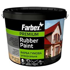 Фото Фарба гумова Farbex червона 6 кг  - Магазин MASMART