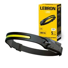 Фото Ліхтар налобний LED Lebron L-HL-10157 3W 6500K Li-Ion...  - Магазин MASMART