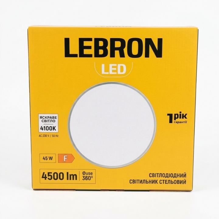 Фото Світильник LED LEBRON L-SF-CLASSIC-RWh 45W 4100K білий 15-24-34  - Магазин MASMART