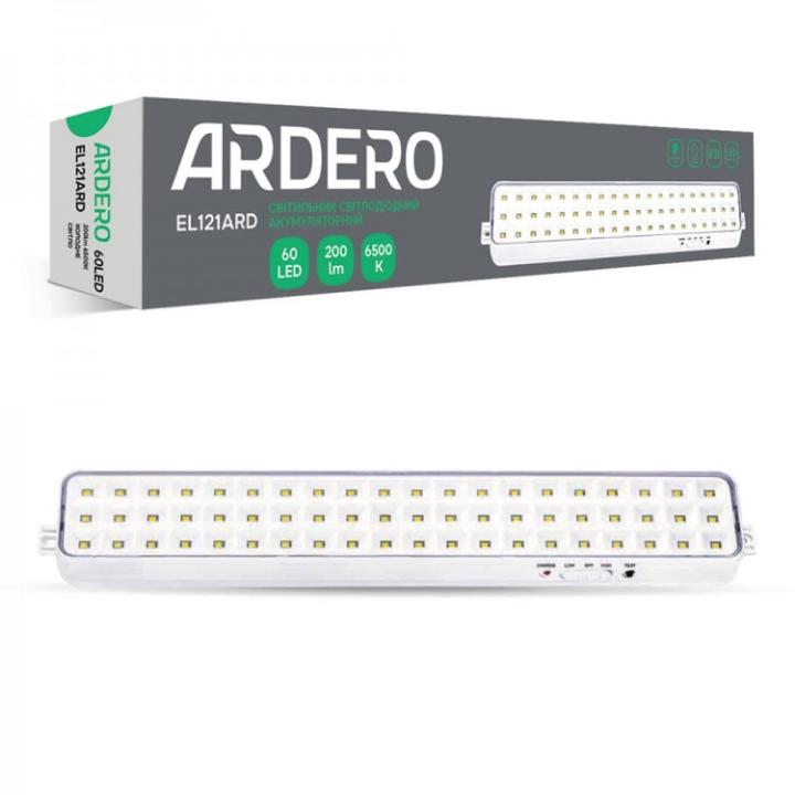 Фото Светильник аккумуляторный LED Ardero EL121ARD 4W 6500К - Магазин MASMART