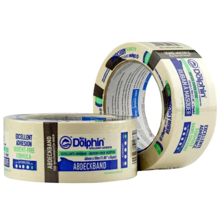 Фото Стрічка малярна 48 мм (50 м) DOLPHIN MT-6273 01-7-15 - Магазин MASMART