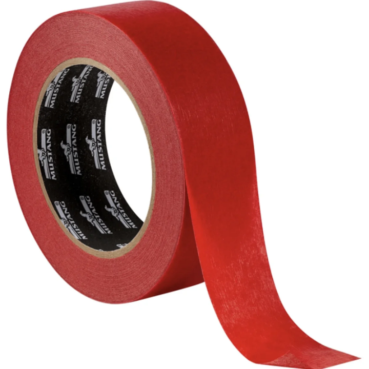 Фото Лента малярная 48 мм (50 м) MUSTANG DA VINCI RED ITWP4850R  - Магазин MASMART