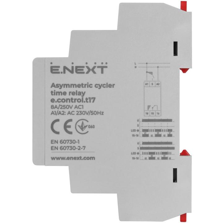 Фото Реле времени ассиметричного повторения цикла e.control.t17 0310029  - Магазин MASMART