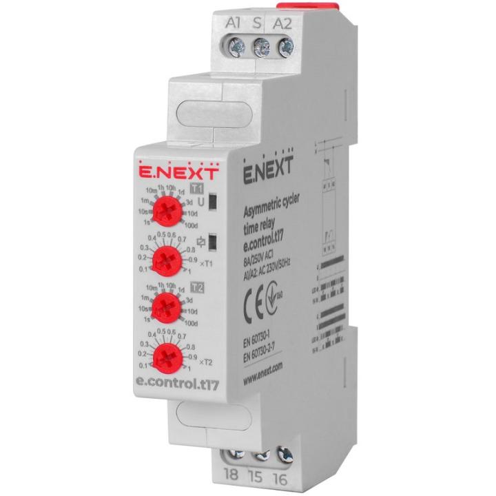 Фото Реле часу асиметричного повторення циклу e.control.t17 0310029 - Магазин MASMART