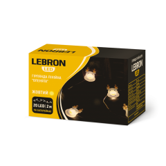 Фото Гирлянда LED Lebron Оленья 2 м 20LED 2хAA (желтый свет)...  - Магазин MASMART