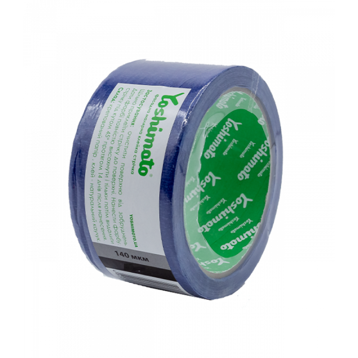 Фото Стрічка малярна 48 мм (40 м) Yoshimoto Blue Y04-064 - Магазин MASMART